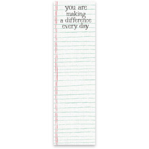 NEW You Are Making A Difference List Pad - 106006