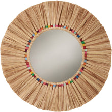Load image into Gallery viewer, NEW Rainbow Munja Grass Mirror - 115651

