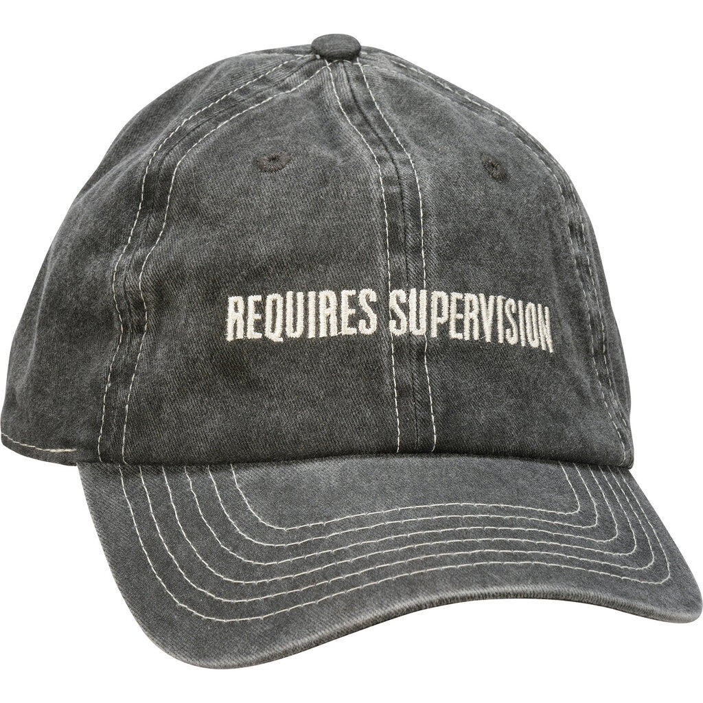 NEW Requires Supervision Baseball Cap - 112923