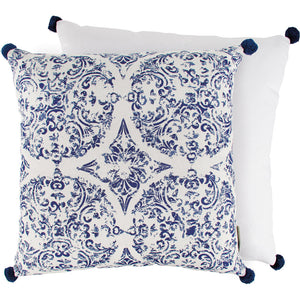 NEW Indigo Watercolor Pillow - 116441