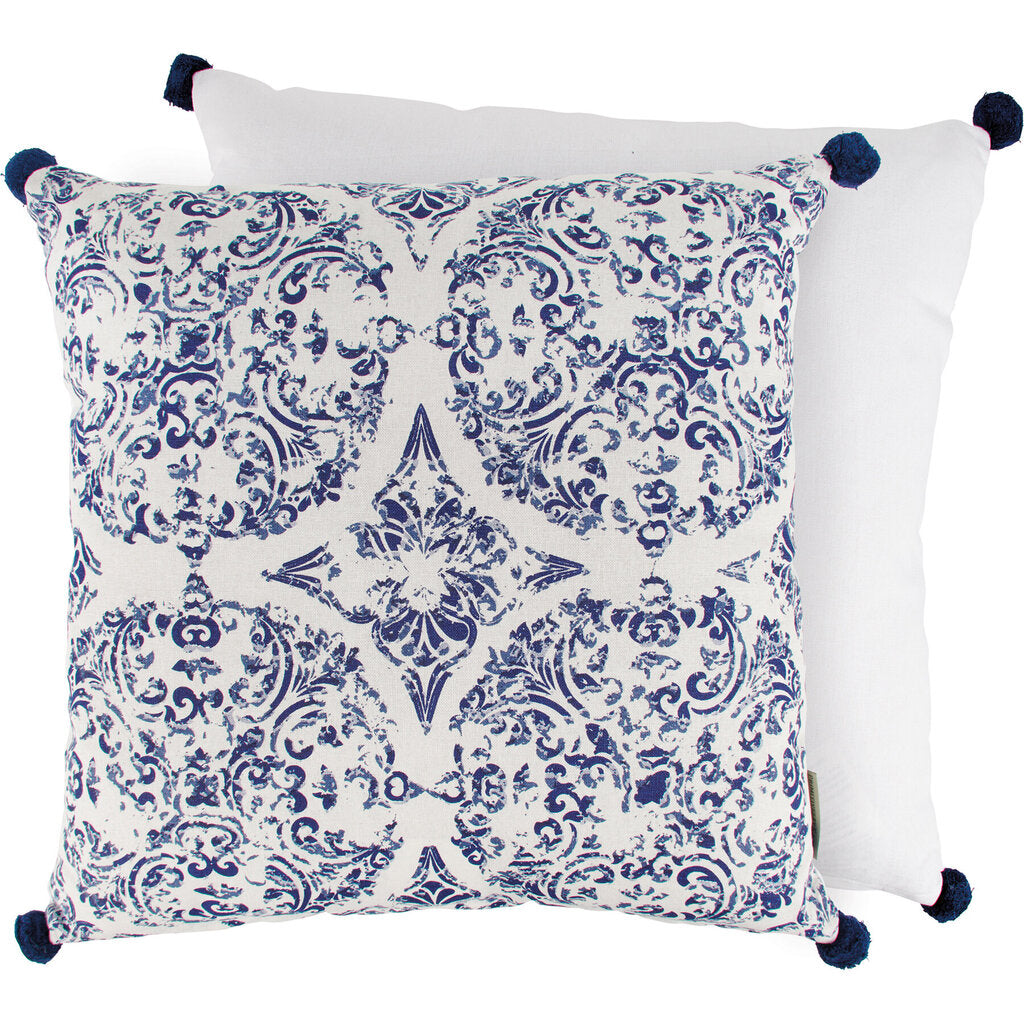 NEW Indigo Watercolor Pillow - 116441