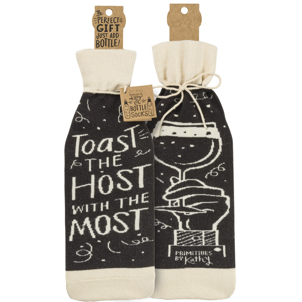 NEW Toast The Host With The Most Bottle Sock - 38691