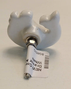 NEW Ceramic Drawer Knob - Whale