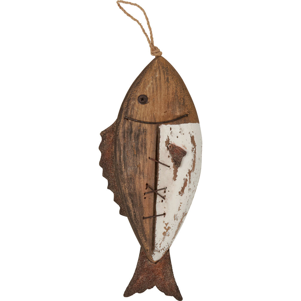 NEW Driftwood Fish Hanging Decor - 115470
