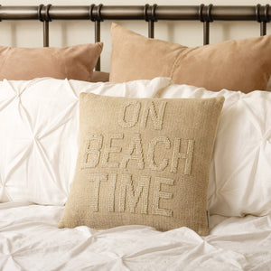 NEW On Beach Time Knobby Pillow - 113195