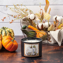 Load image into Gallery viewer, NEW White Pumpkin Jar Candle - 110878
