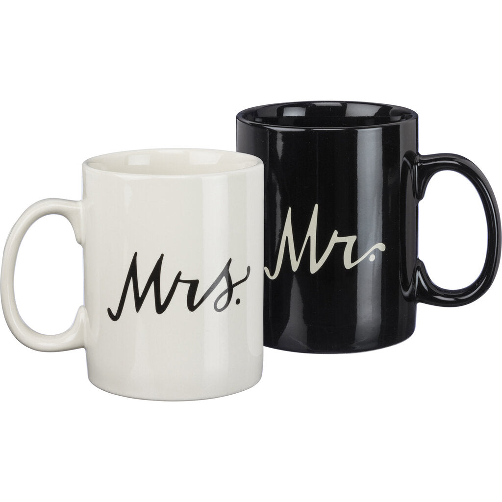 NEW Mr. & Mrs. Mug Set - 33532