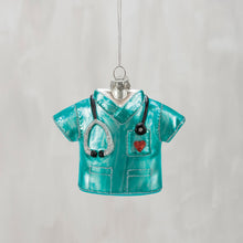 Load image into Gallery viewer, NEW Nurse Scrubs Glass Ornament - 112704
