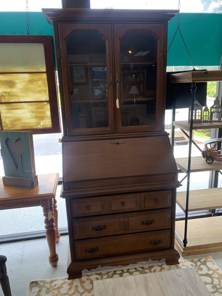 Vintage Bassett 2 Pc Secretary – Starboard Home