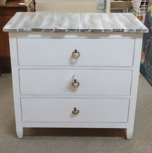 Load image into Gallery viewer, NEW Picket Fence 3 Drawer Chest - Grey/Blanc *NS
