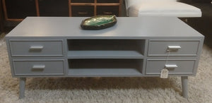 NEW MidCentury 47" Media Console Gray