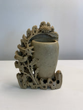 Load image into Gallery viewer, Chinese Hand Carved Soapstone Bud Vase
