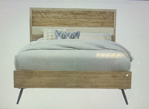 Midtown Loft Natural Queen Panel Bed