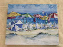 Load image into Gallery viewer, Watercolor Beach Canvas Print by Paul Brent

