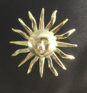 Gold Sun Pin