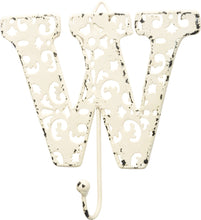 Load image into Gallery viewer, NEW Fancy Metal Letter W Hook - 32601 - Various Colors
