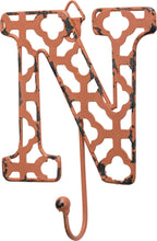 Load image into Gallery viewer, NEW Fancy Metal Letter N Hook - 32603 - Various Colors
