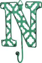 Load image into Gallery viewer, NEW Fancy Metal Letter N Hook - 32603 - Various Colors
