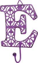 Load image into Gallery viewer, NEW Fancy Metal Letter E Hook - 32604 - Various Colors
