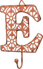 Load image into Gallery viewer, NEW Fancy Metal Letter E Hook - 32604 - Various Colors
