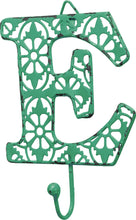 Load image into Gallery viewer, NEW Fancy Metal Letter E Hook - 32604 - Various Colors
