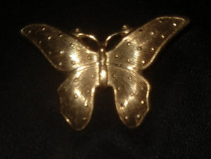 Gold Butterfly Pin