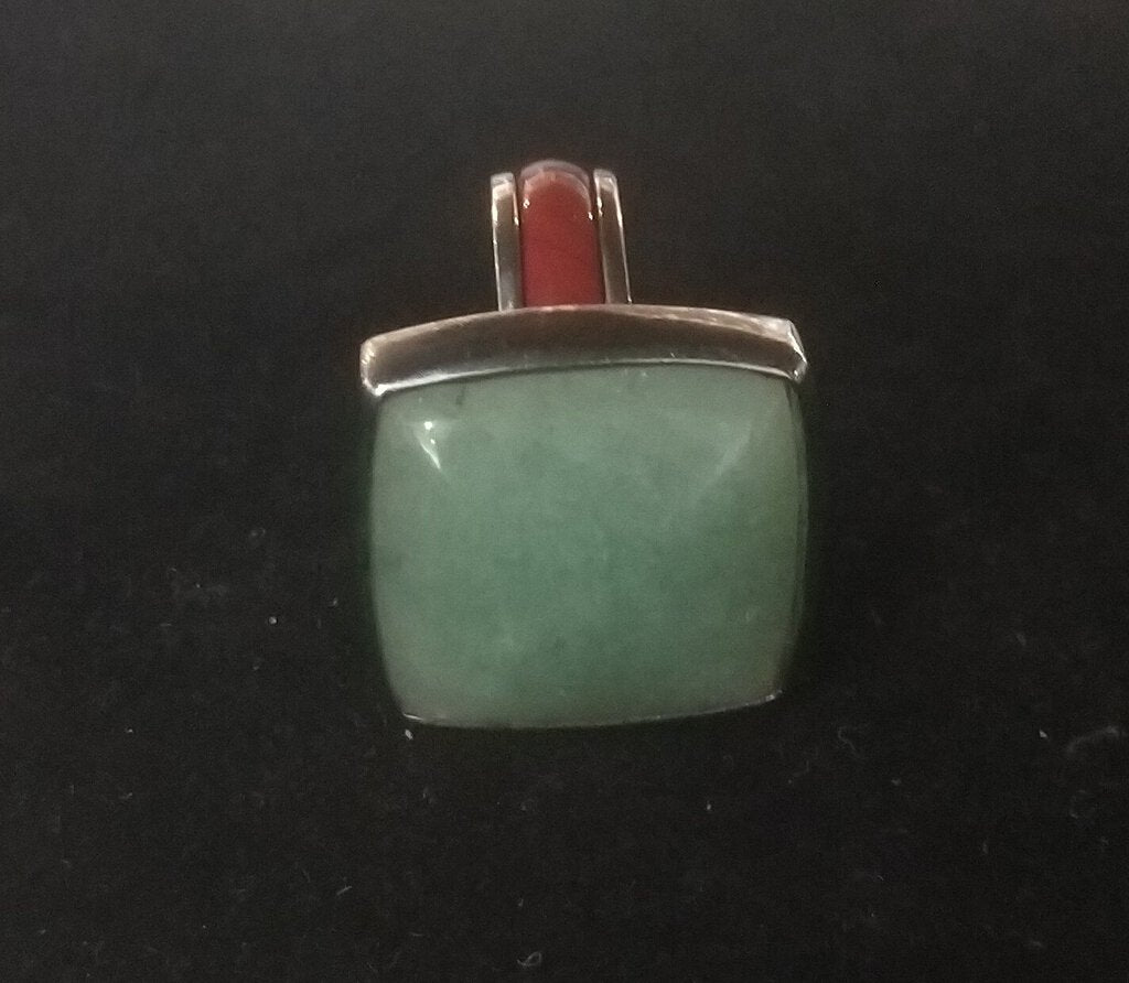Ring - Green Stone - Size 6.75