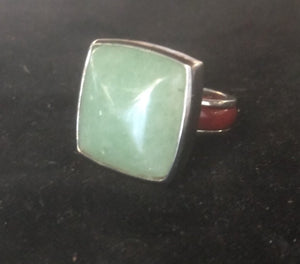 Ring - Green Stone - Size 6.75