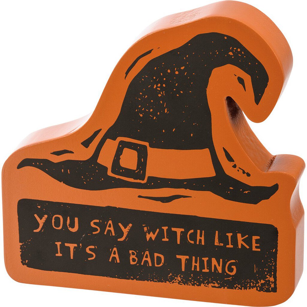 NEW You Say Witch Like It's Bad Chunky Sitter - 113481