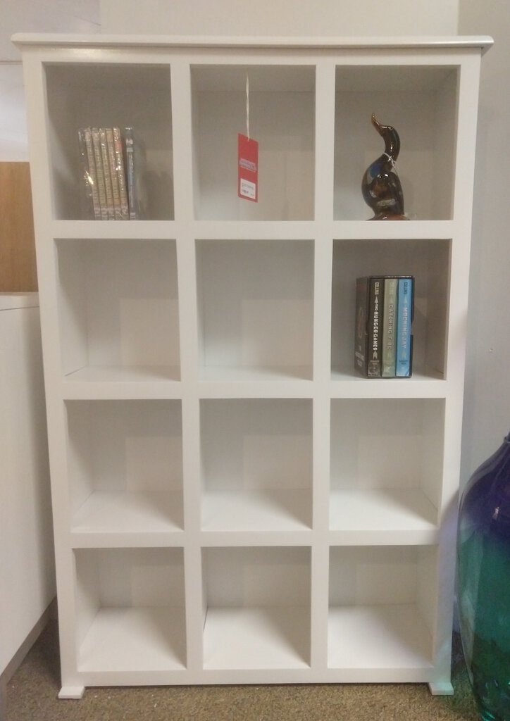 NEW Poplar Storage Bookcase - Bright White - 00201:BW - Made in USA