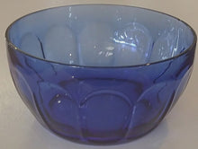 Load image into Gallery viewer, Cobalt Blue Glass Bowl - small chip on rim
