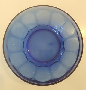 Cobalt Blue Glass Bowl - small chip on rim
