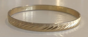 Monet Textured Gold Bangle