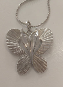Silver Butterfly Pendant on Chain