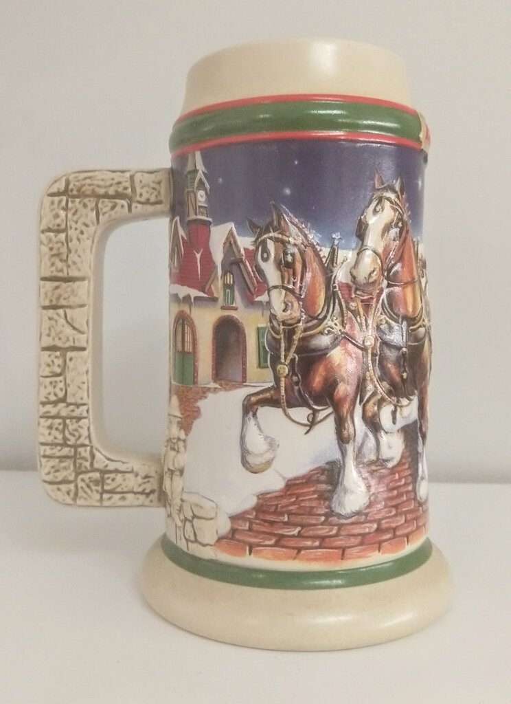 1998 Budweiser Holiday Stein CS343 