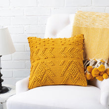 Load image into Gallery viewer, NEW Saffron Geo Pillow - 113793
