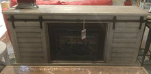 Load image into Gallery viewer, NEW Rustic 68&quot; Shutter Fireplace Console - Rustic Delaverria - 35868:RDV - Made in USA
