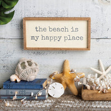 Load image into Gallery viewer, NEW The Beach is my Happy Place Inset Box Sign - 109788
