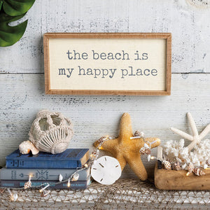 NEW The Beach is my Happy Place Inset Box Sign - 109788