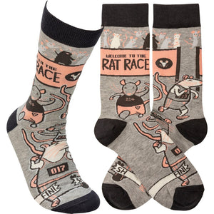 NEW Welcome To The Rat Race Socks - 113087