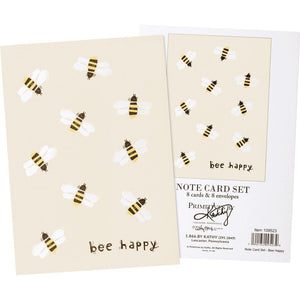 NEW Bee Happy Note Card Set - 109523