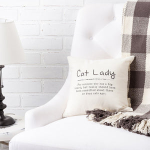 NEW Cat Lady Pillow - 113193