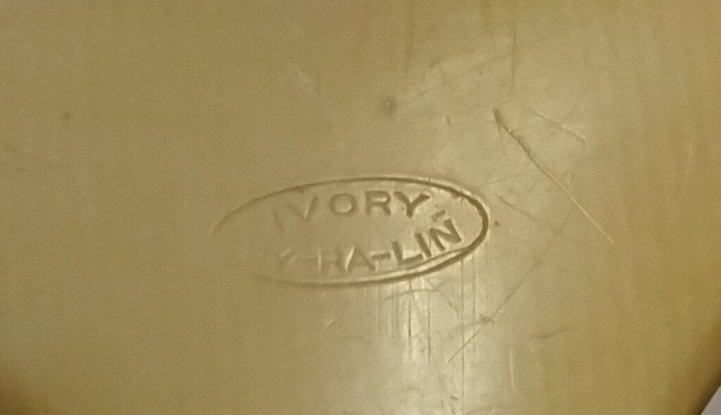Vintage Hand Mirror - Ivory Py-Ra-Lin – Starboard Home
