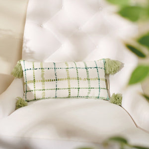 NEW Spring Plaid Pillow - 114990