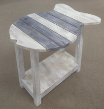 Load image into Gallery viewer, NEW Navy &amp; White Fish Side Table - rc3n
