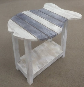 NEW Navy & White Fish Side Table - rc3n