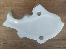 Load image into Gallery viewer, Ceramic Handpainted Fish Wall Decor - Green Multi
