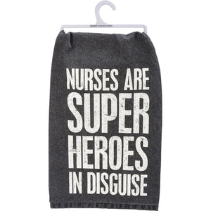 NEW Nurses Super Heroes In Disguise Kitchen Towel - 108102