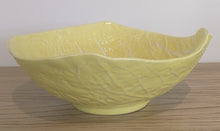 Load image into Gallery viewer, Secla Yellow Cabbage Leaf Serving Bowl - Portugal

