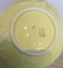 Load image into Gallery viewer, Secla Yellow Cabbage Leaf Serving Bowl - Portugal
